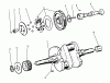 Toro 73441 (416-8) - 416-8 Garden Tractor, 1997 (7900001-7999999) Ersatzteile CAM & CRANKSHAFTS