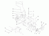 Toro 73441 (416-8) - 416-8 Garden Tractor, 1997 (7900001-7999999) Ersatzteile TRANSMISSION ASSEMBLY