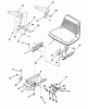 Toro 73501 (520-H) - 520-H Garden Tractor, 1993 (39000001-39999999) Ersatzteile SEAT