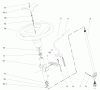 Toro 73542 (520xi) - 520xi Garden Tractor, 2003 (230000001-230999999) Ersatzteile MANUAL STEERING AND TILT ASSEMBLY