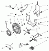 Toro 73580 (520Lxi) - 520Lxi Garden Tractor, 1999 (9900001-9999999) Ersatzteile ELECTRICAL COMPONENTS ASSEMBLY