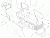 Toro 73561 (522xi) - 522xi Garden Tractor, 2000 (200000201-200999999) Listas de piezas de repuesto y dibujos GRILL & SIDE PANELS ASSEMBLY