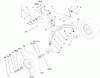 Toro 73561 (522xi) - 522xi Garden Tractor, 2000 (200000201-200999999) Listas de piezas de repuesto y dibujos TIE RODS, SPINDLE, & FRONT AXLE ASSEMBLY