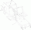 Toro 74560 (DH 140) - DH 140 Lawn Tractor, 2012 (SN 312000001-312999999) Listas de piezas de repuesto y dibujos FRAME ASSEMBLY