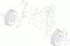 Toro 74560 (DH 140) - DH 140 Lawn Tractor, 2012 (SN 312000001-312999999) Listas de piezas de repuesto y dibujos FRONT AXLE ASSEMBLY