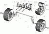 Toro 74571 (150-DH) - 150-DH Lawn Tractor, 2004 (240000001-240999999) Ersatzteile FRONT AXLE ASSEMBLY