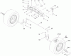 Toro 74582 (DH 210) - DH 210 Lawn Tractor, 2010 (310000001-310999999) Ersatzteile FRONT AXLE ASSEMBLY