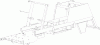Toro 74585 (DH 210) - DH 210 Lawn Tractor, 2012 (SN 312000001-312999999) Ersatzteile FRAME ASSEMBLY