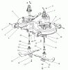 Toro 74590 (190-DH) - 190-DH Lawn Tractor, 2001 (210000001-210999999) Ersatzteile OPERATION-CUTTING PAN ASSEMBLY