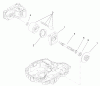 Toro 74592 (DH 220) - DH 220 Lawn Tractor, 2008 (280000001-280000528) Ersatzteile MOTOR SHAFT ASSEMBLY TRANSMISSION ASSEMBLY NO. 114-3155