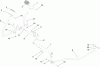 Toro 74592 (DH 220) - DH 220 Lawn Tractor, 2008 (280000001-280000528) Ersatzteile OPERATION - TRAVEL PEDAL ASSEMBLY