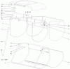 Toro 74596 (DH 220) - DH 220 Lawn Tractor, 2012 (SN 312000001-312999999) Listas de piezas de repuesto y dibujos GRASS COLLECTOR ASSEMBLY NO. 125-2325