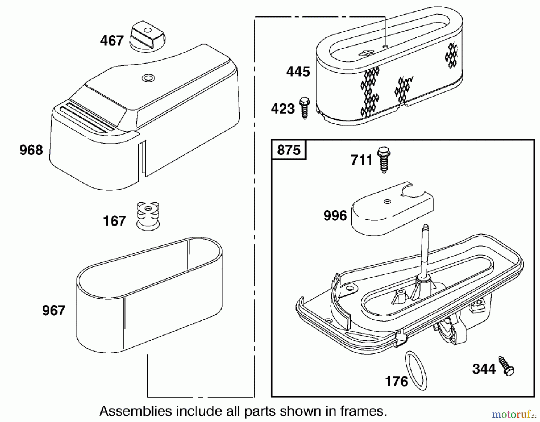  Toro Neu Mowers, Lawn & Garden Tractor Seite 1 77102 (16-38G) - Toro 16-38G Lawn Tractor, 2000 (200000001-200999999) ENGINE BRIGGS & STRATTON MODEL 28Q777-0690-E1 #5