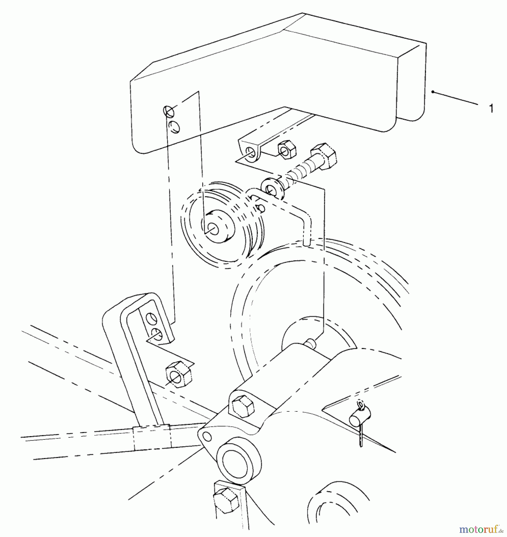  Toro Neu Accessories, Mower 93-9270 - Toro CE Kit For Model 79370 GUARD ASSEMBLY