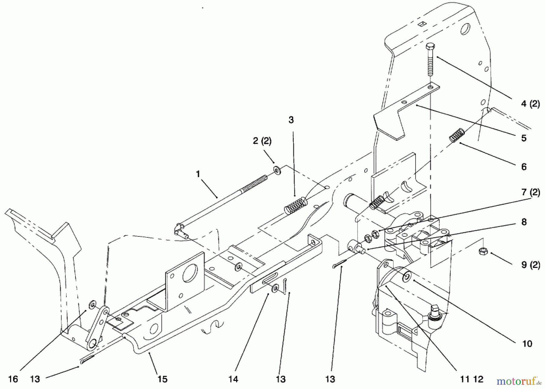  Toro Neu Accessories, Mower 94-9712 - Toro Brake Linkage Kit BRAKE UPDATE