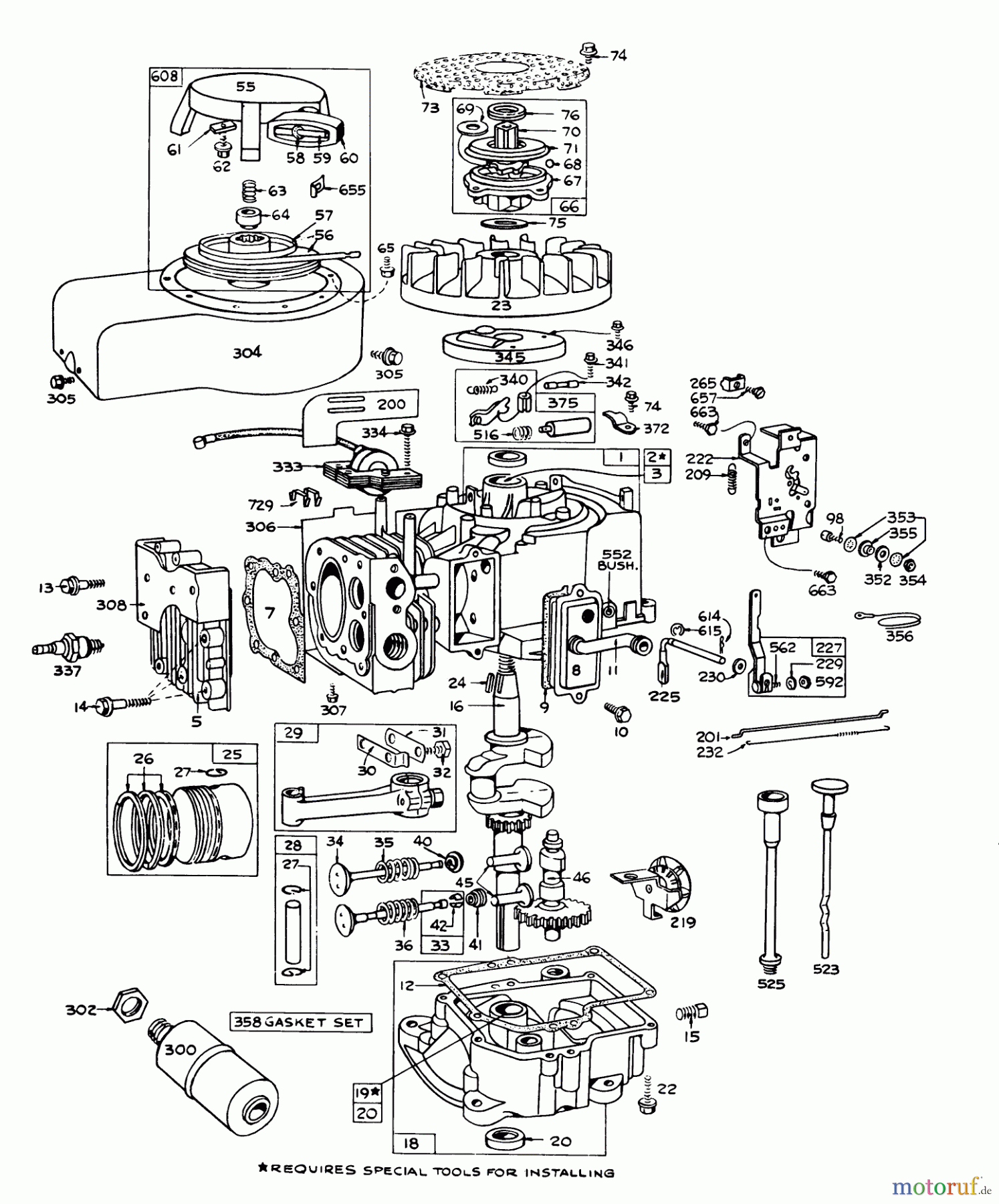  Toro Neu Mowers, Rear-Engine Rider 56108 - Toro 32