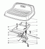 Toro 56175 (12-32) - 12-32 Rear Engine Rider, 1988 (8000001-8999999) Pièces détachées SEAT ASSEMBLY