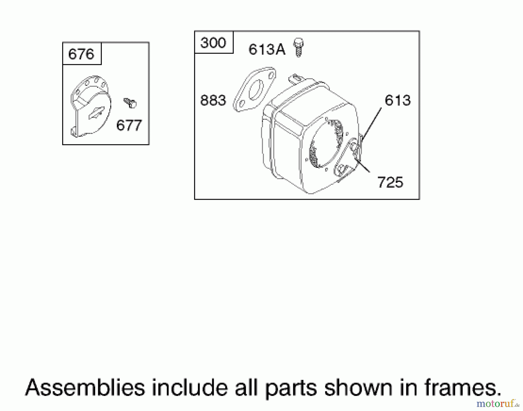  Toro Neu Mowers, Rear-Engine Rider 70125 (13-32G) - Toro 13-32G Rear Engine Rider, 2002 (220000001-220999999) MUFFLER AND FUEL TANK ASSEMBLY ENGINE BRIGGS AND STRATTON MODEL 28M707-1127-E1