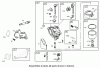 Toro 70125 (13-32G) - 13-32G Rear Engine Rider, 2003 (230000001-230999999) Ersatzteile CARBURETOR ASSEMBLY ENGINE BRIGGS AND STRATTON MODEL 28M707-1127-E1