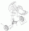 Toro 70125 (13-32G) - 13-32G Rear Engine Rider, 2003 (230000001-230999999) Ersatzteile REAR WHEEL ASSEMBLY