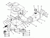 Toro 70141 (12-32) - 12-32 Rear Engine Rider, 1995 (59000001-59999999) Ersatzteile ENGINE ASSEMBLY