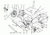 Toro 70141 (12-32) - 12-32 Rear Engine Rider, 1995 (59000001-59999999) Ersatzteile FRONT AXLE ASSEMBLY