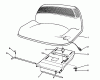 Toro 70141 (12-32) - 12-32 Rear Engine Rider, 1995 (59000001-59999999) Ersatzteile SEAT ASSEMBLY
