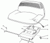 Toro 70142 (12-32) - 12-32 Rear Engine Rider, 1995 (59000001-59999999) Ersatzteile SEAT ASSEMBLY