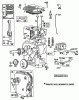 Toro 03108 - 58" Professional, 1981 (1000001-1999999) Ersatzteile ENGINE BRIGGS & STRATTON MODEL NO. 130232 TYPE NO.0497-01