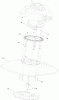 Toro 02605 - HoverPro 550 Mower, 2012 (SN 312000001-312999999) Ersatzteile ENGINE AND IMPELLER ASSEMBLY