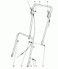 Toro 16255 - Whirlwind, 1973 (3000001-3999999) Ersatzteile HANDLE ASSEMBLY