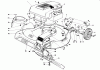 Toro 16255 - Whirlwind, 1973 (3000001-3999999) Ersatzteile HOUSING AND ENGINE ASSEMBLY