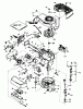 Toro 16297 - Lawnmower, 1983 (3000001-3999999) Ersatzteile ENGINE TECUMSEH MODEL NO. TNT 100-10077E