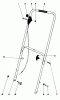 Toro 16300 - Lawnmower, 1982 (2000001-2999999) Ersatzteile HANDLE ASSEMBLY