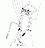 Toro 16360 - Whirlwind, 1979 (9000001-9999999) Ersatzteile HANDLE ASSEMBLY MODEL 16390