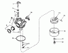 Toro 16380 - Whirlwind II Lawnmower, 1980 (0000001-0999999) Ersatzteile CARBURETOR NO. 632050