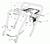 Toro 16400 - Lawnmower, 1995 (5900001-5999999) Ersatzteile HANDLE ASSEMBLY