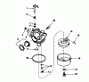 Toro 16775 - Lawnmower, 1984 (4000001-4999999) Ersatzteile CARBURETOR NO. 632098