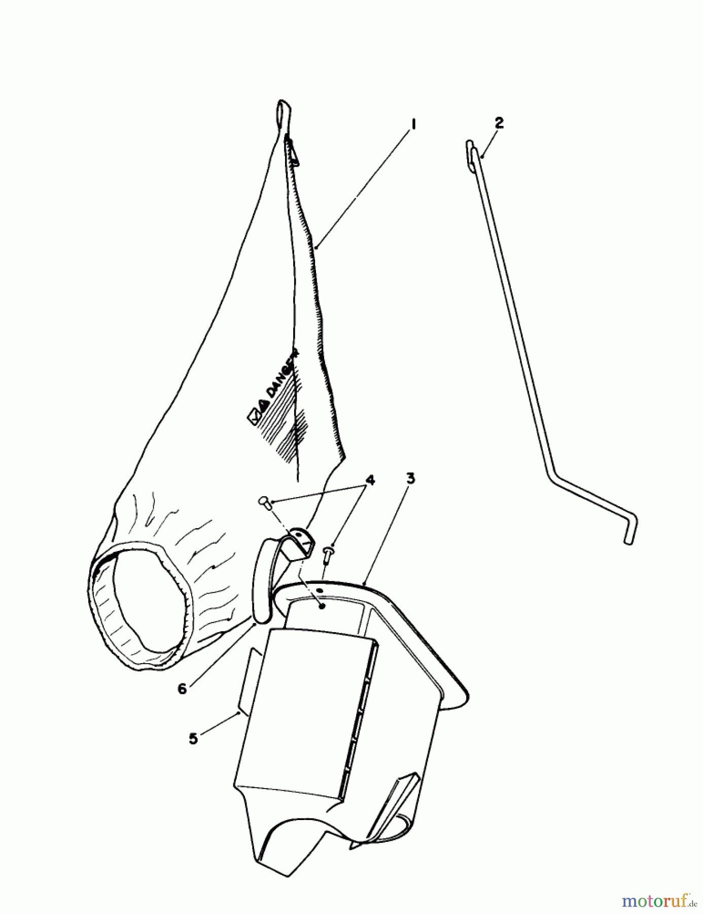 Toro Neu Mowers, Walk-Behind Seite 1 16775 - Toro Lawnmower, 1990 (0000001-0999999) BAGGING KIT 47-6510 (OPTIONAL)