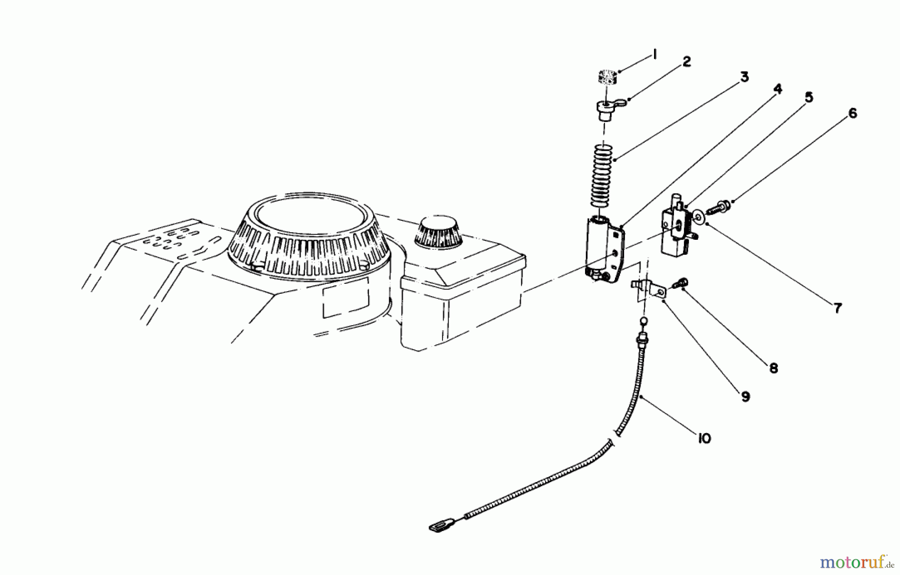  Toro Neu Mowers, Walk-Behind Seite 1 16780 - Toro Lawnmower, 1983 (3000001-3999999) BRAKE ASSEMBLY