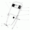 Toro 18015 - Lawnmower, 1978 (8000001-8999999) Ersatzteile HANDLE ASSEMBLY MODEL 18015