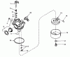 Toro 18017 - Lawnmower, 1978 (8000001-8999999) Ersatzteile CARBURETOR NO. 632046