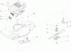 Toro 20031 - 22" Recycler Lawnmower, 2004 (240000001-240999999) Ersatzteile ENGINE AND BLADE ASSEMBLY