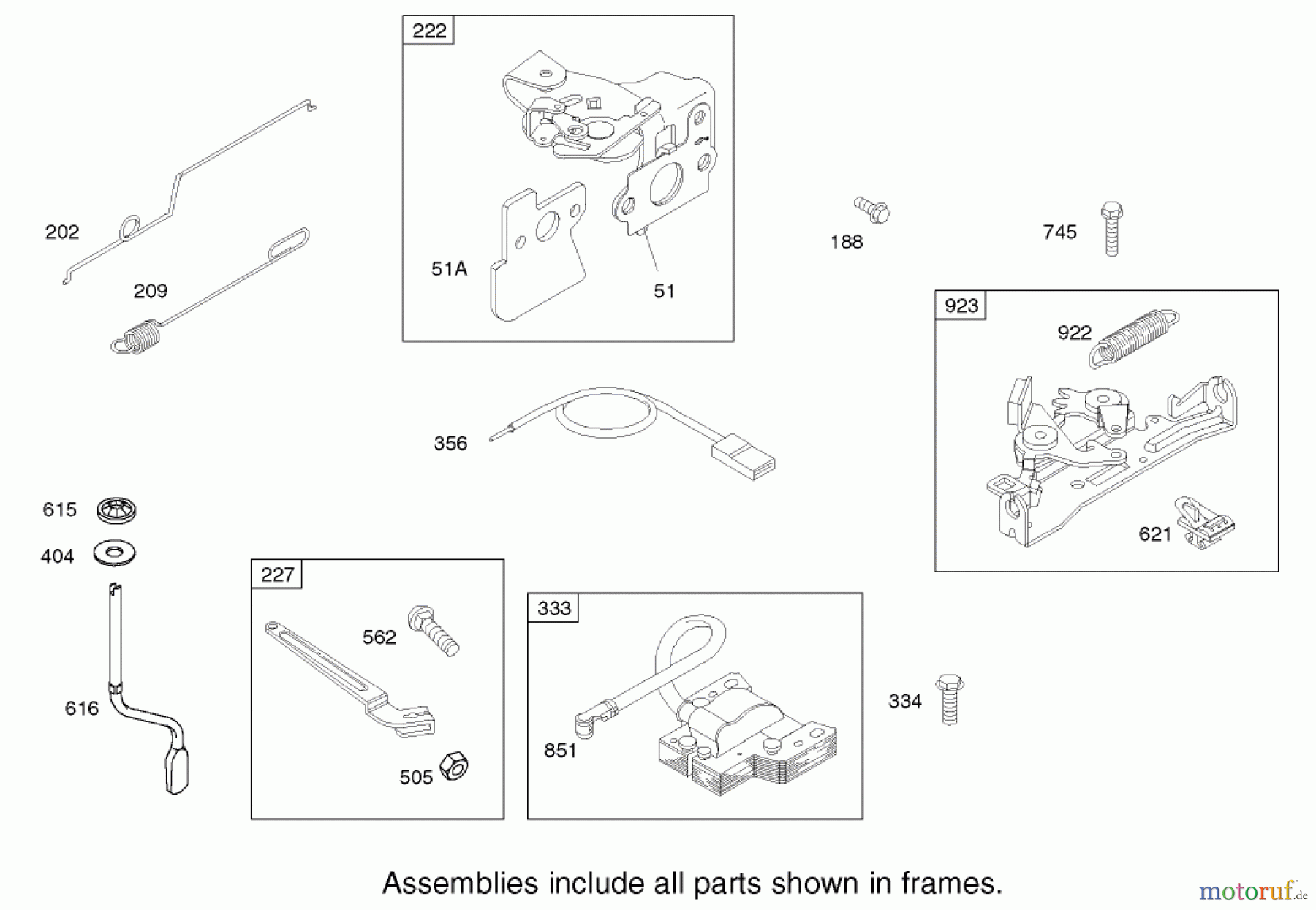  Toro Neu Mowers, Walk-Behind Seite 1 20038 - Toro Super Recycler Mower with Bag, 2002 (220000001-220999999) GOVERNOR ASSEMBLY ENGINE BRIGGS AND STRATTON MODEL 122602-0111-E1