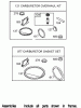 Toro 20041 - 22" Recycler Lawnmower, 2005 (250000001-250999999) Ersatzteile CARBURETOR OVERHAUL KIT ASSEMBLY BRIGGS AND STRATTON 125K05-0186-E1