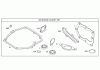 Toro 20053 - Super Recycler Lawn Mower, 2005 (250000001-250999999) Ersatzteile ENGINE GASKET SET ASSEMBLY BRIGGS AND STRATTON 125K02-0189-E1