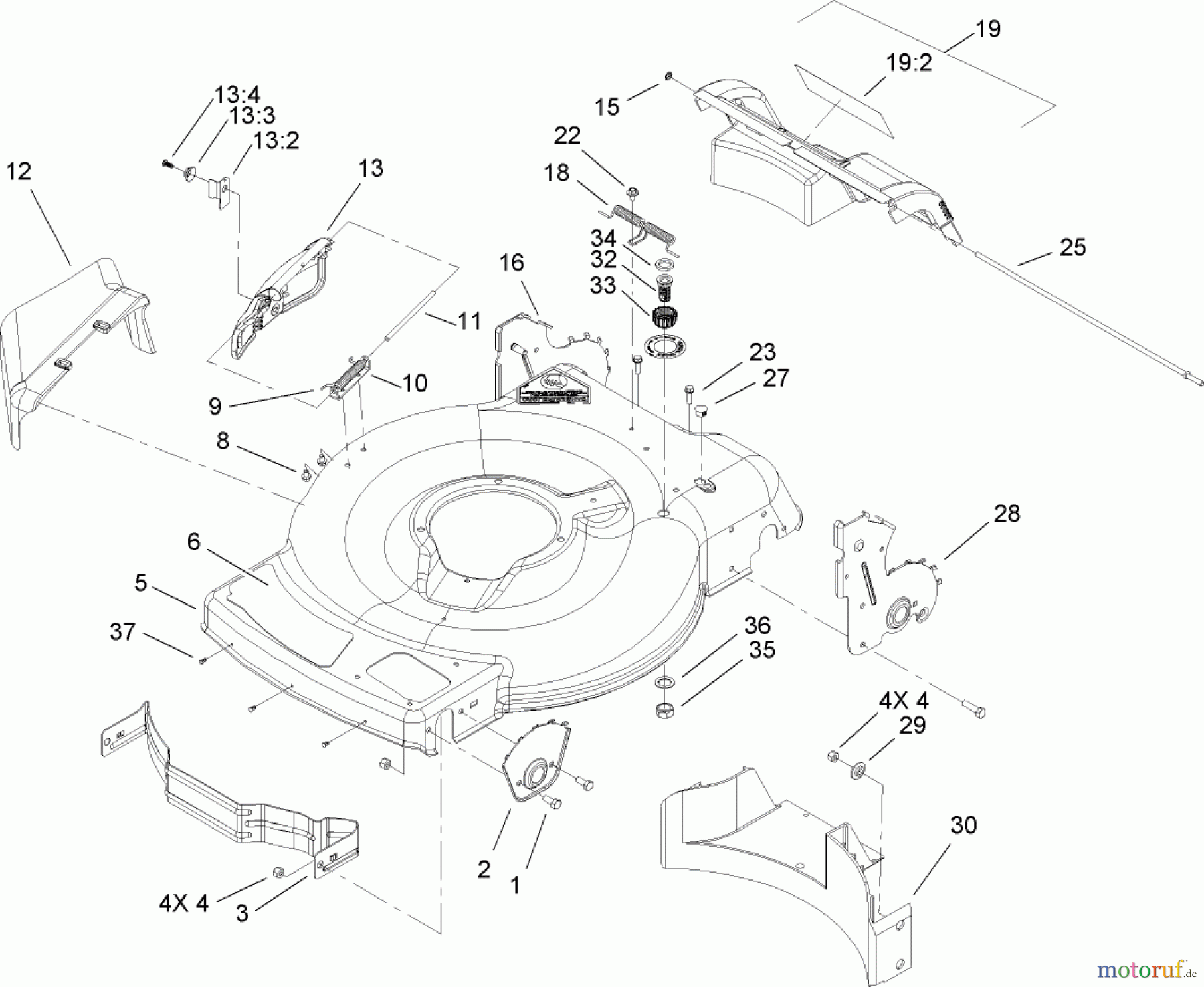  Toro Neu Mowers, Walk-Behind Seite 1 20071A - Toro 22