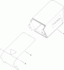 Toro 20072A - 22" Recycler Lawn Mower, 2007 (270000001-270999999) Ersatzteile REAR BAG ASSEMBLY