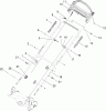 Toro 20073A - 22" Recycler Lawn Mower, 2007 (270000001-270999999) Ersatzteile HANDLE ASSEMBLY