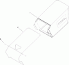 Toro 20089 - 22" Recycler Lawn Mower, 2008 (280000001-280999999) Ersatzteile REAR BAG ASSEMBLY